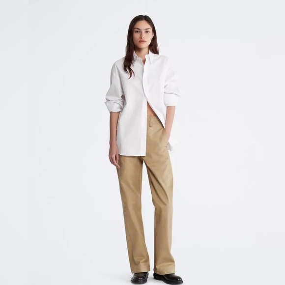 Calvin Klein Standards Chino Beige Pants - Picture 1 of 4